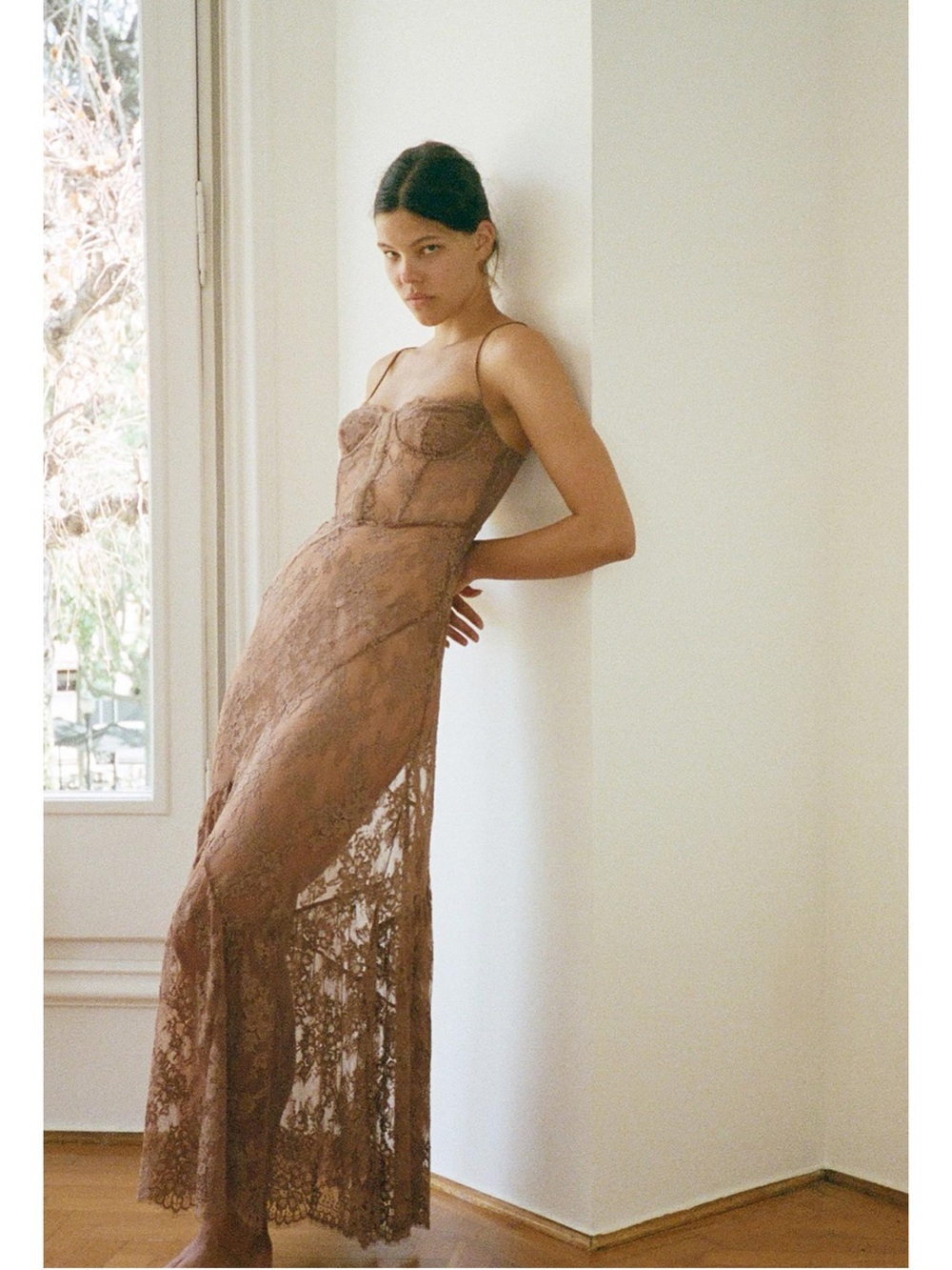 Zara RING-DETAIL LACE STRAPPY DRESS - Picture 4 of 7